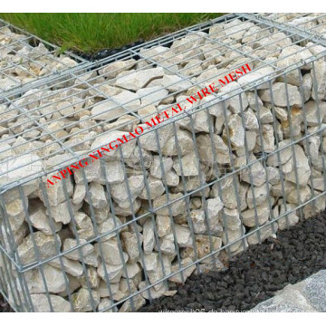 China Hersteller Gabion geschweißte Wand / verzinkte Gabion Stützmauern (XM-016)